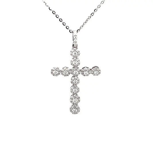 [SV925] Chunky cross necklace